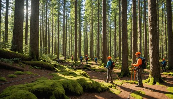 Les règles de sécurité essentielles pour un parcours aventure en forêt